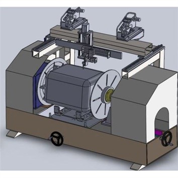 Aluminum Fuel Tank Arc Seam MIG Welding Machine