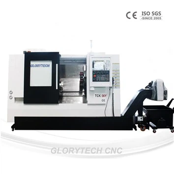 Slant Lathe Machine With Milling Turning